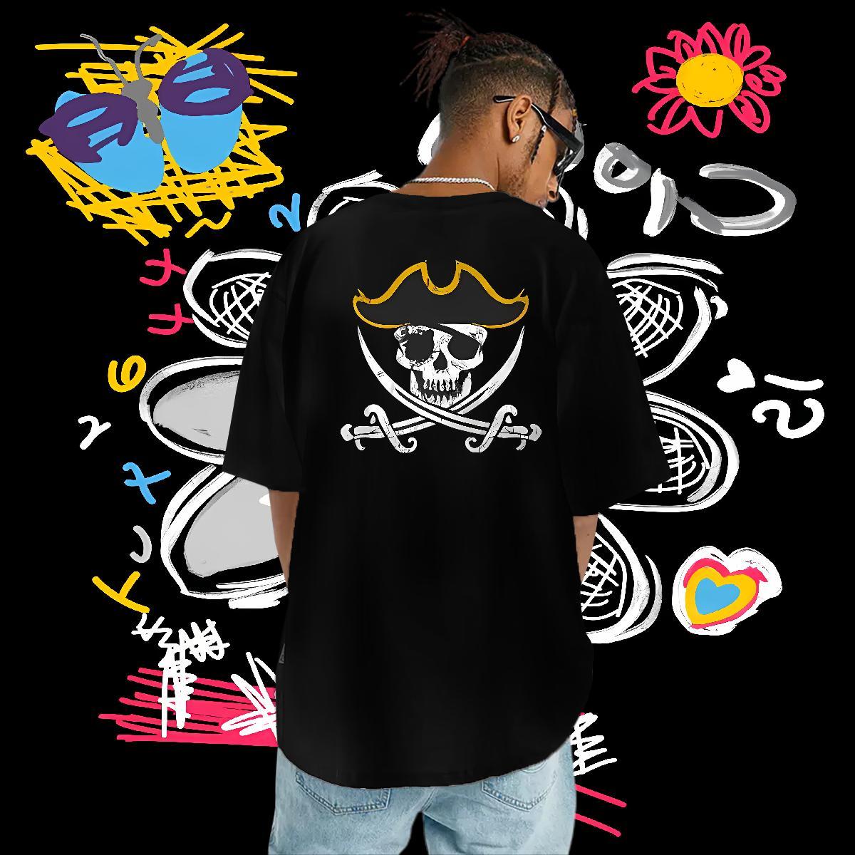 DIY Customized Men T Shirts halloween Tops 100% Cotton 230g Casual Soft Cartoon Printing L-4XL O-Neck Short Sleeve Men Tshirts