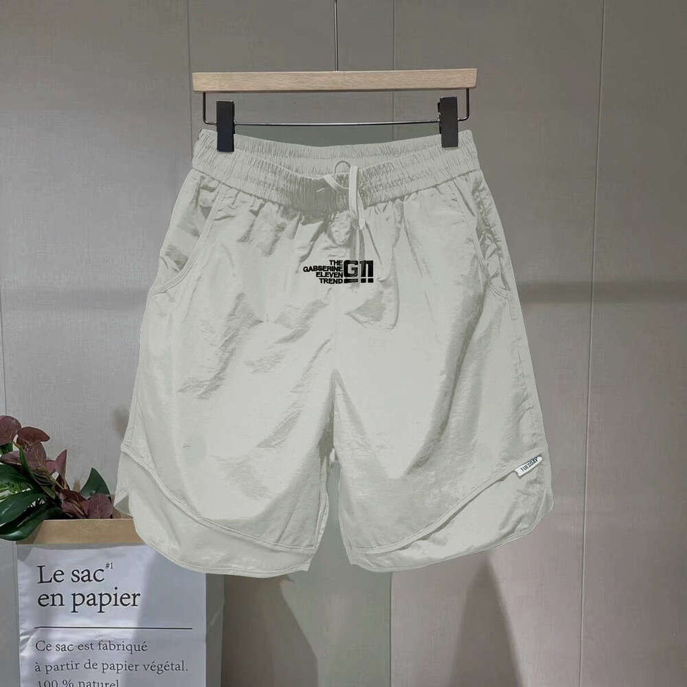 2024 Summer Shorts Quick Dry Straight Sports Trendy Loose Versatile Casual Capris Beach Pants Men's