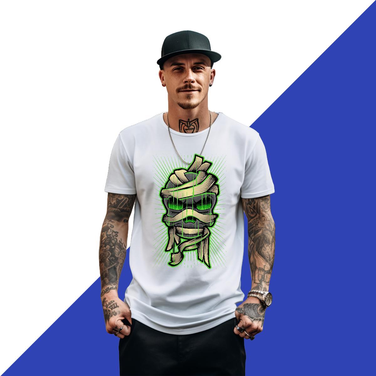 2024 DIY T-Shirts skull Clothings 230g 100% Cotton Anime Printing Street Free Shipping Oversized 4XL Breathable Men Tops Tees