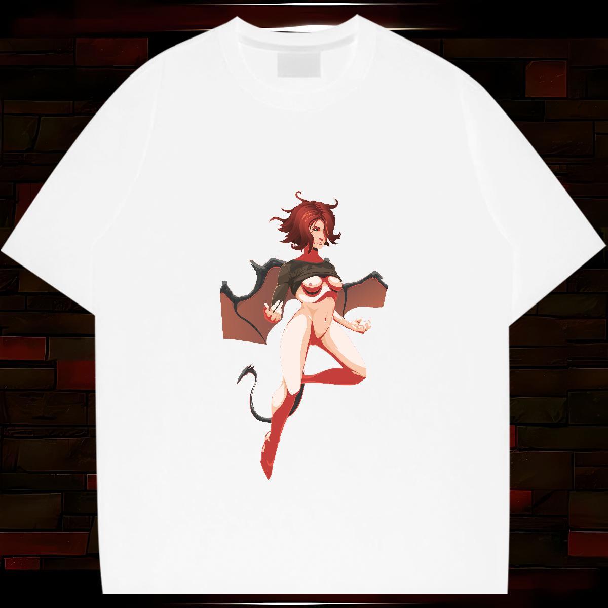 Fashion Casual T Shirts Men portrait Top Tees 230g Cotton Sport Wholesale Custom Cartoon Breathable Short Sleeve Couples T Shirts