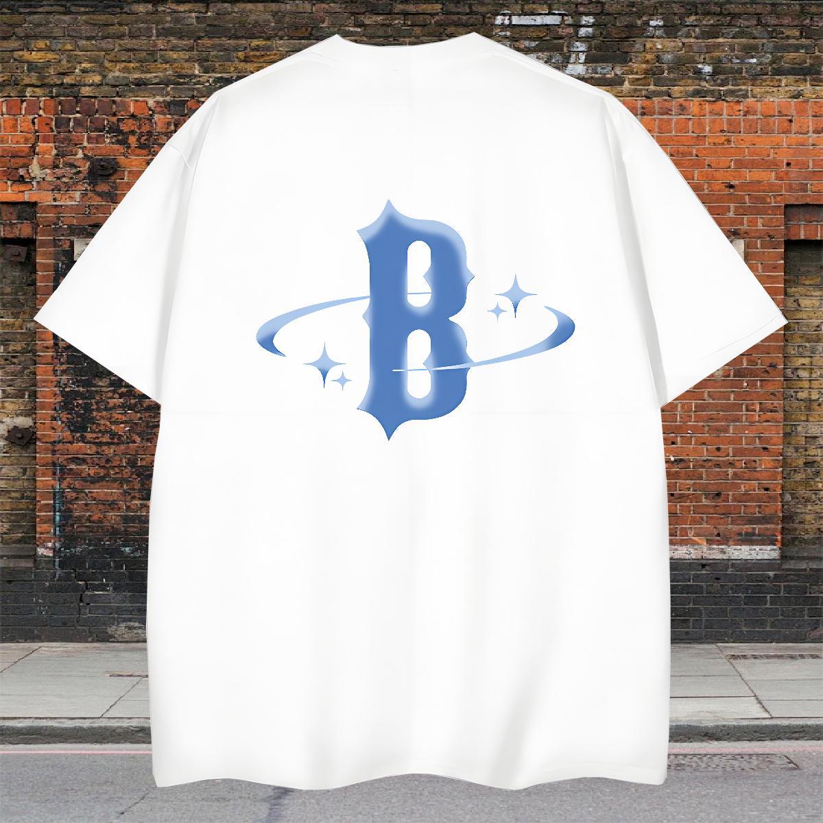 Free Shipping Men T Shirts letter Wear 100% Cotton 230g Casual Daily Wear Cool Asian Size O-Neck Short Sleeve Mens Tshirts