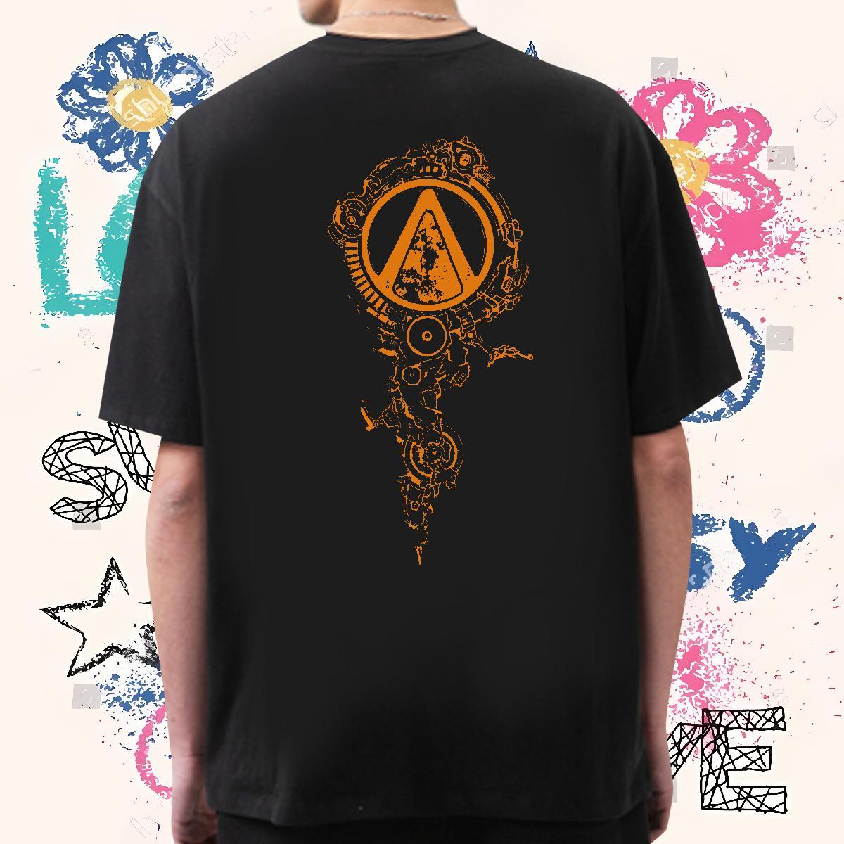 2024 DIY Mens T Shirts eye of the devil Tops Shirt 230g Pure Cotton Summer Casual Comfortable Custom Printing Breathable Crew Neck Couples T Shirts