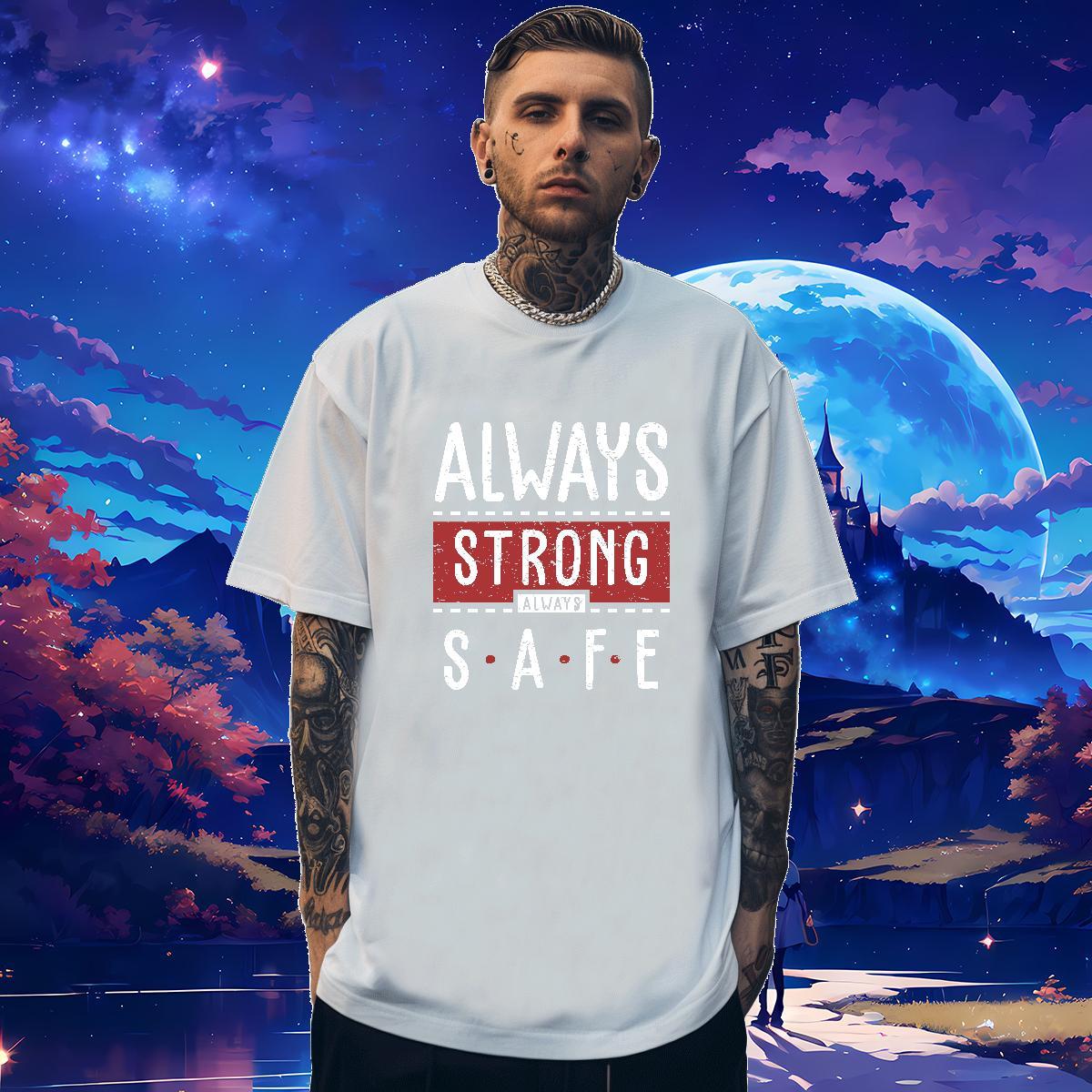 Classic Casual T Shirt For Man letter Tshirts 230g Pure Cotton Outdoor Popular DIY Logo Oversized Breathable Crew Neck Tshirt for Man Woman
