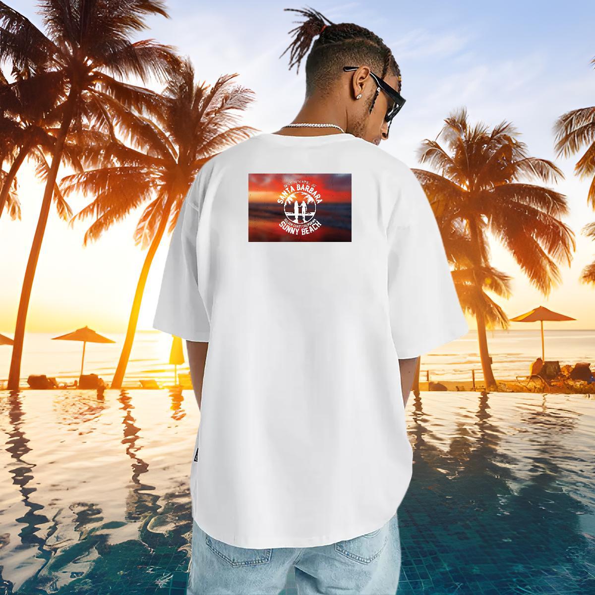 Fashion Design Men T Shirts character Clothes 100% Cotton 230g Casual Daily Wear Popular Anime Print Breathable Short Sleeve Men Tshirts
