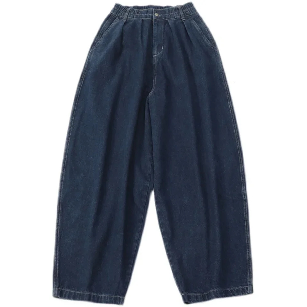 Straight Jeans Men Blue Loose Denim Trousers Neutral Y2K Jean Streetwear Casual Wide Jeans Mans Women Pants men Baggy men jeans 240816