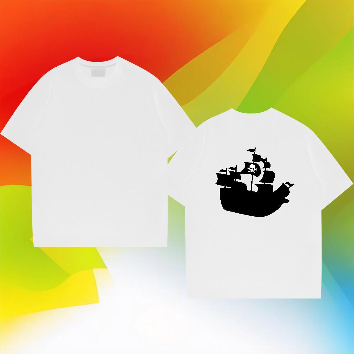 2024 Designer T-Shirts skull Tee Shirt 100% Cotton 230g Street wear Hip Hop Classic Plus Size Cartoon Breathable Soft Tshirt for Man Woman