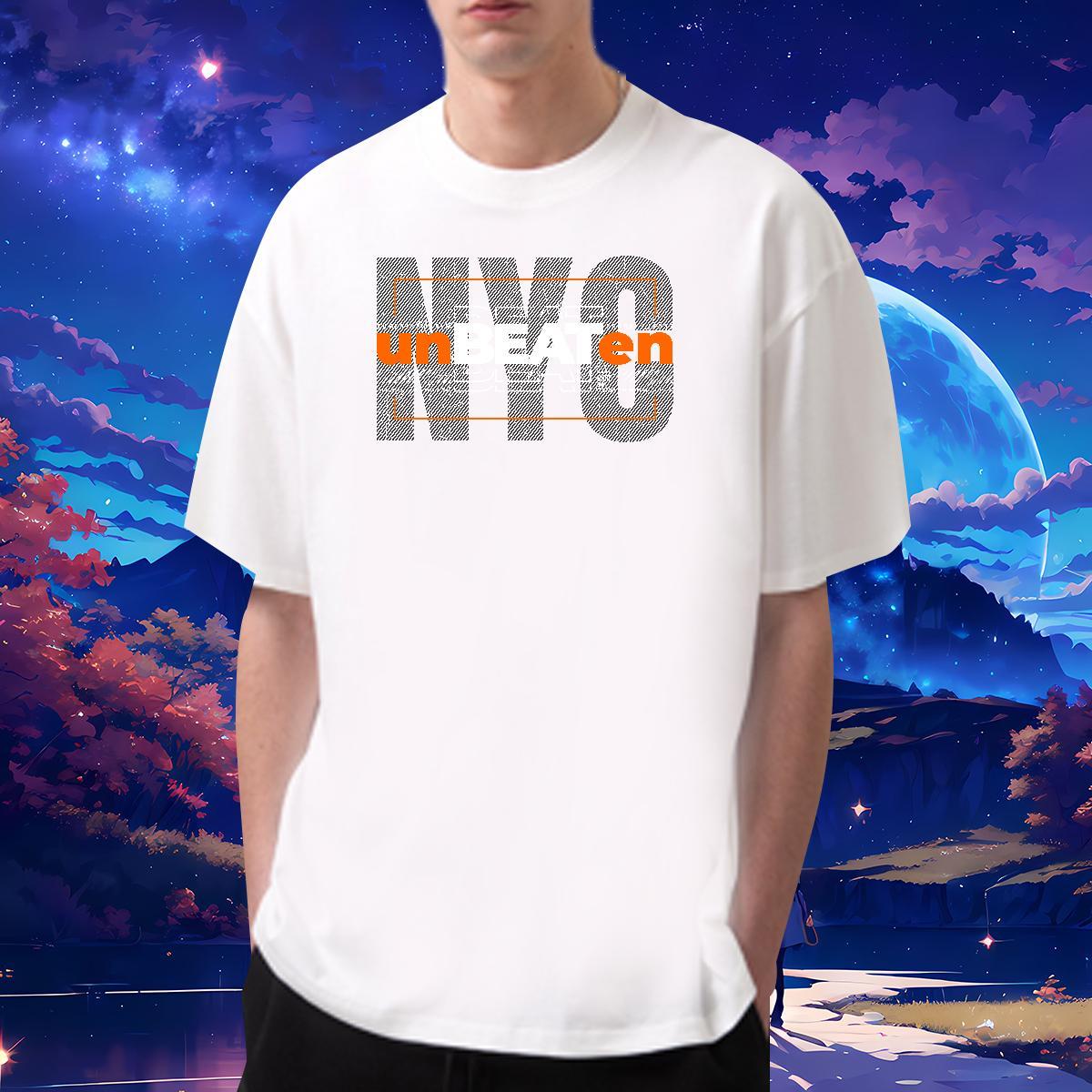 2024 Designer T Shirt For Man letter Tees Shirts 230g Cotton Anime Printing Street Unisex Cartoon Print Breathable Men Tops Tees