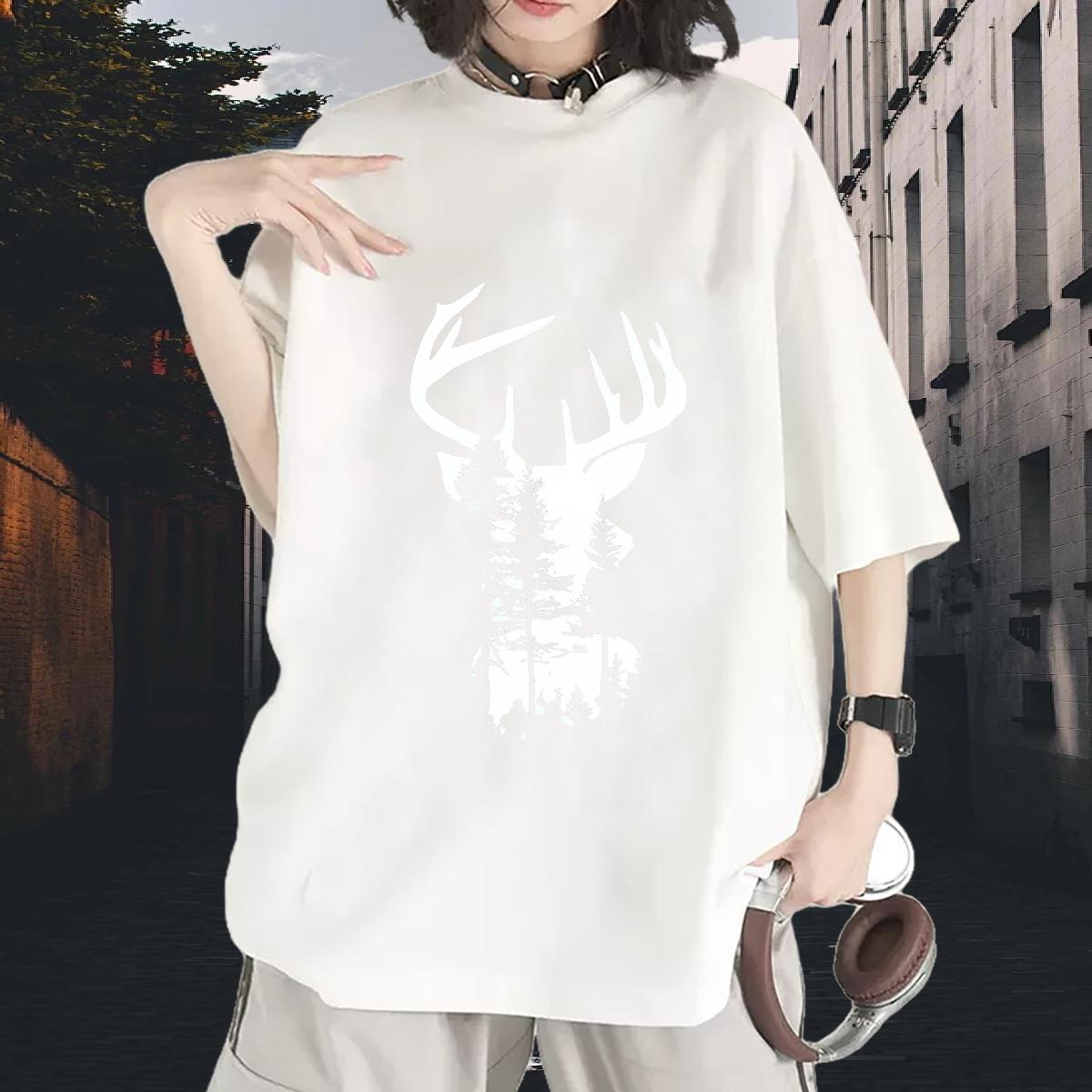 2024 DIY T shirt Crew Neck Breathable 100% Cotton 230g Hip Hop Street Tops Shirt Designer art Cartoon Anime Womens Tshirts