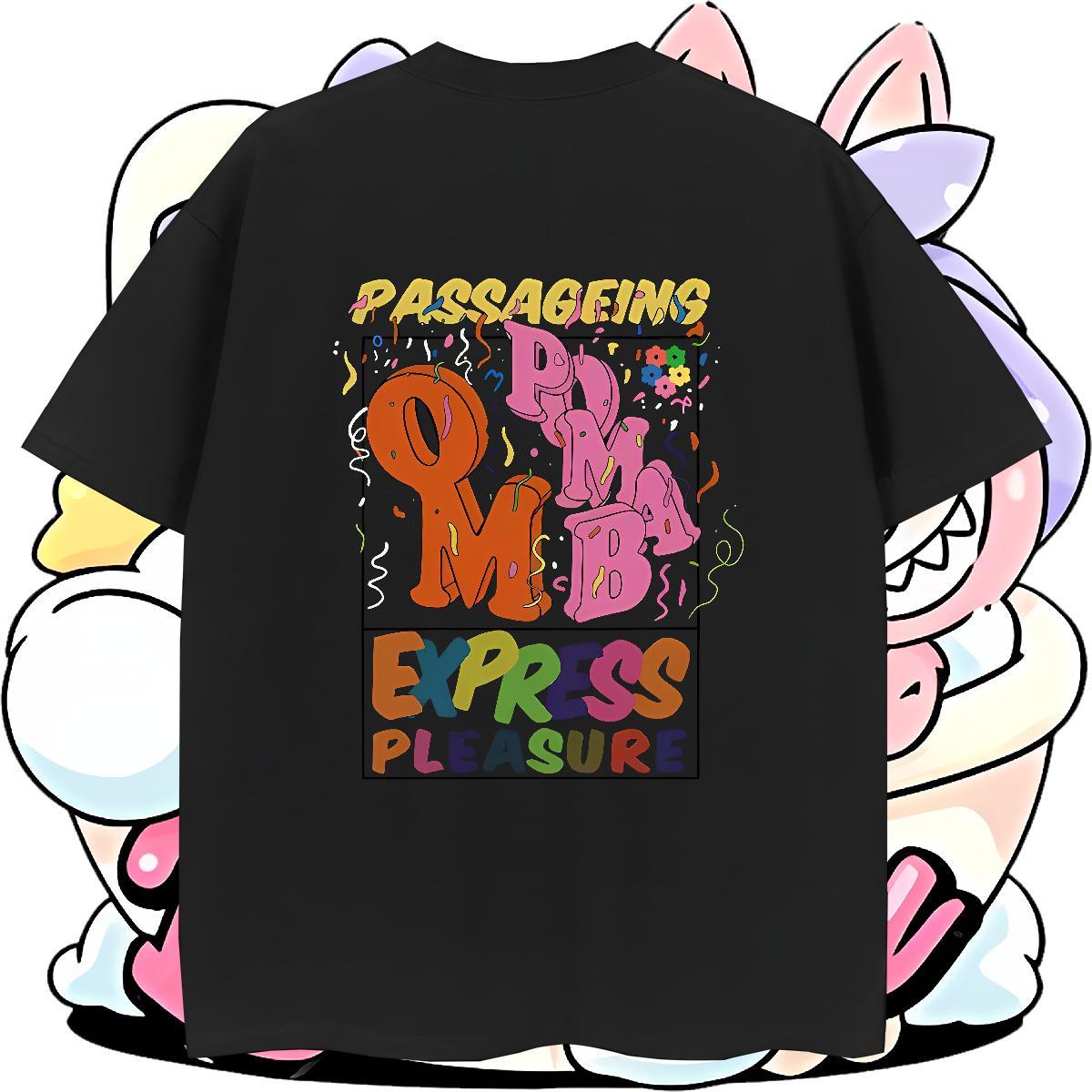 New Arrival T-Shirts for Men letter Tops Tees 230g Cotton Outdoor Comfortable Plus Size Cartoon Breathable Crew Neck Couples T Shirts