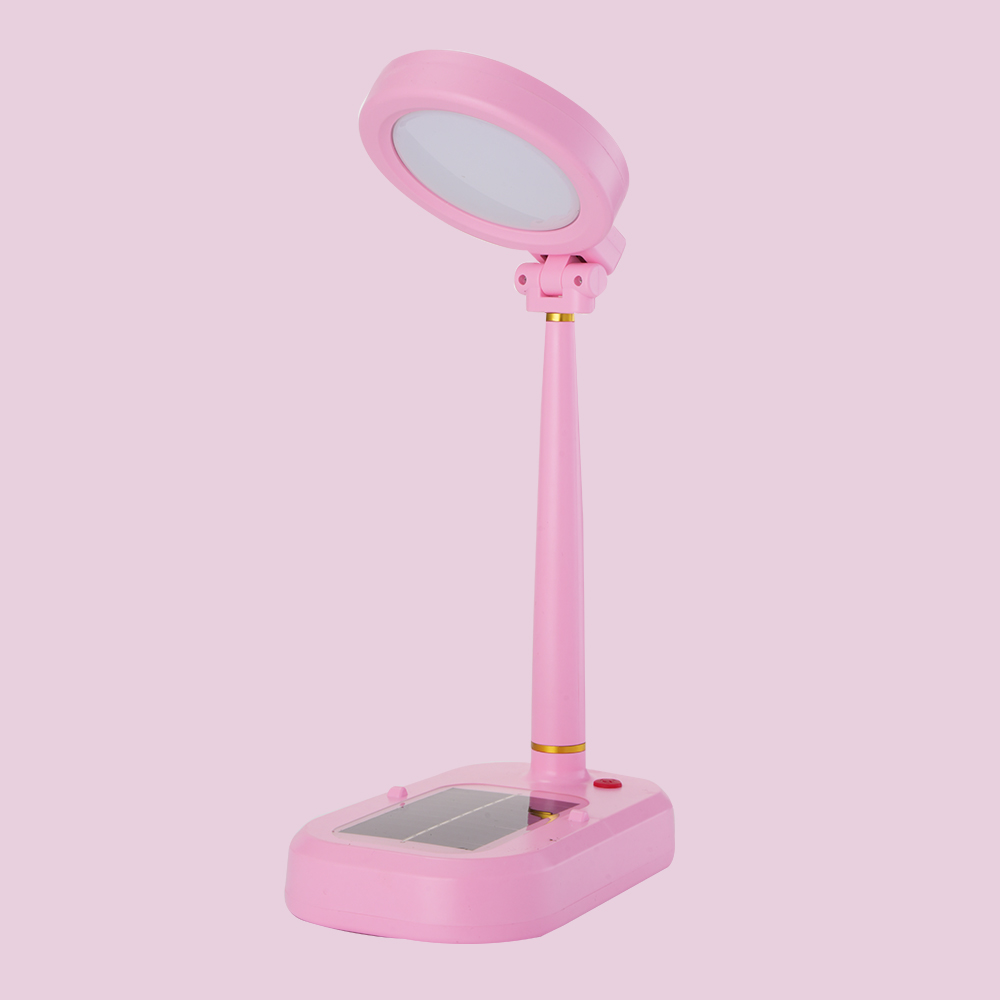 All-In-One Solar + USB Desk Lamp and Fan Perfect LED Bedtime Lighting Solution