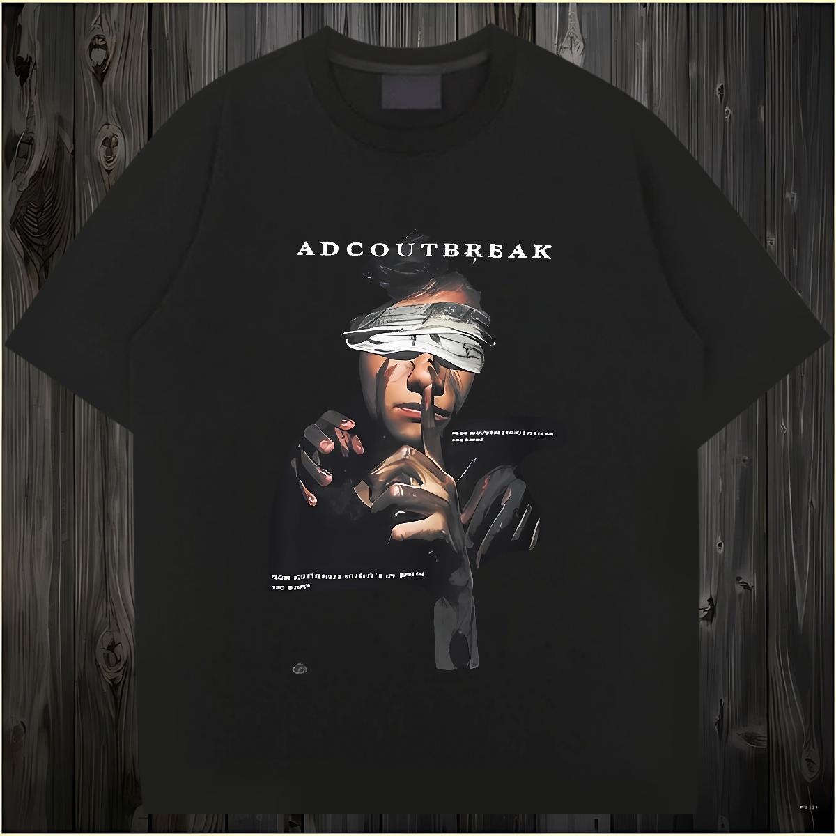 New Arrival Men T Shirts portrait Top Tees 230g Cotton Hip Hop Street Popular Plus Size Custom Breathable Soft Couples T Shirts