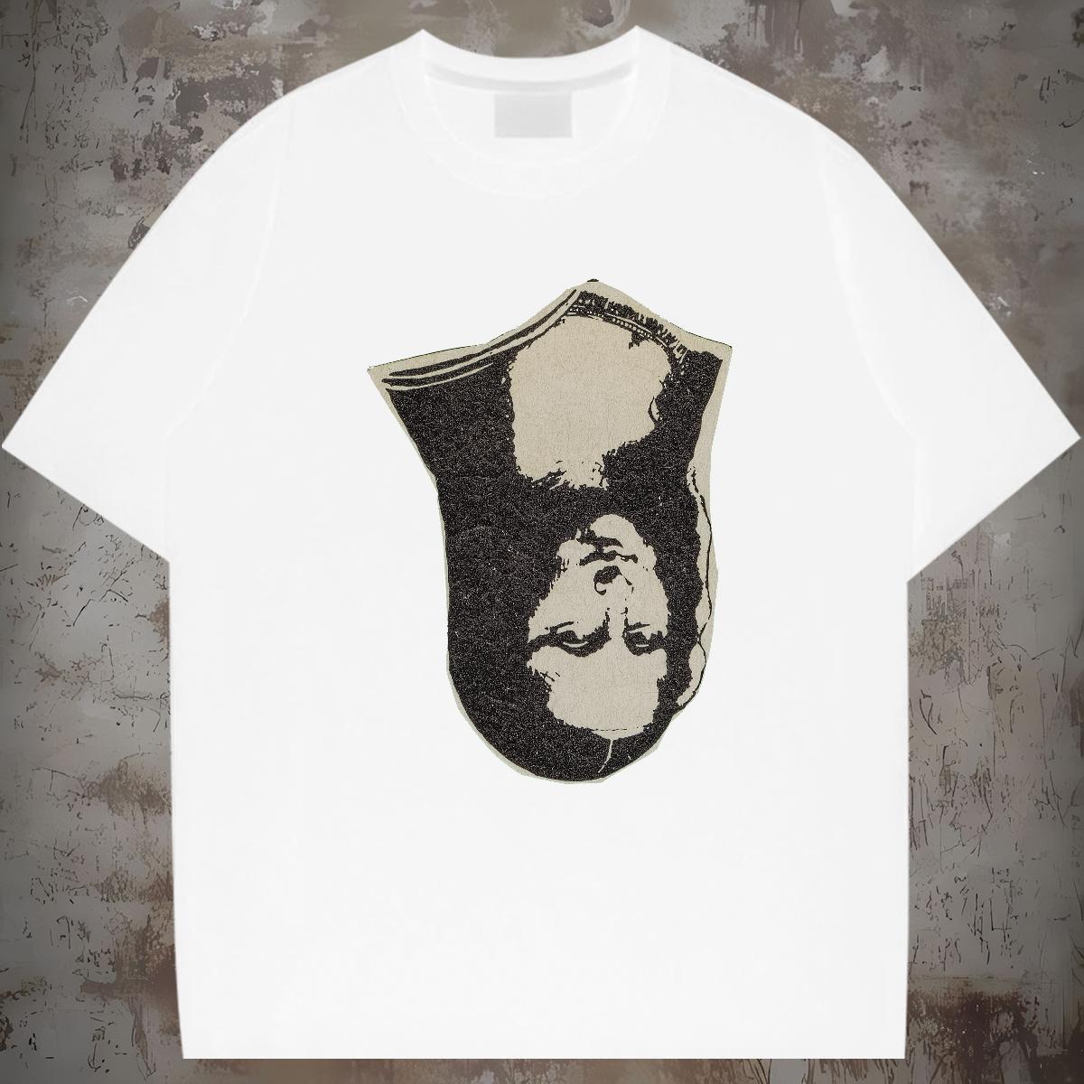 DIY Customized Men T Shirts women Tops Tees 230g Pure Cotton Casual Loose DIY Anime Short Sleeve Soft Men Tops Tees