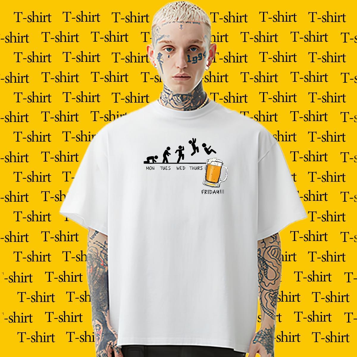 2024 Designer Mens T Shirts letter Tops Shirt 230g 100% Cotton Hip Hop Brand Custom Anime Breathable Short Sleeve Mens Tshirts