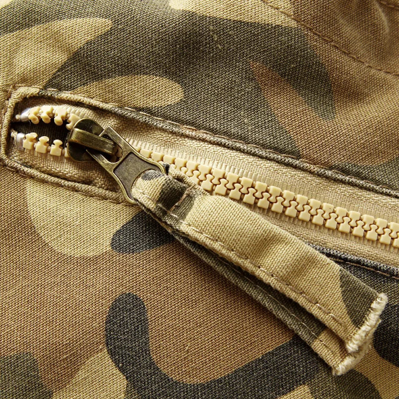 High Quality Mens Cargo Pants Casual Loose Multi Pocket Cotton Long Trousers for Men Camo Joggers Plus Size 2840 240806