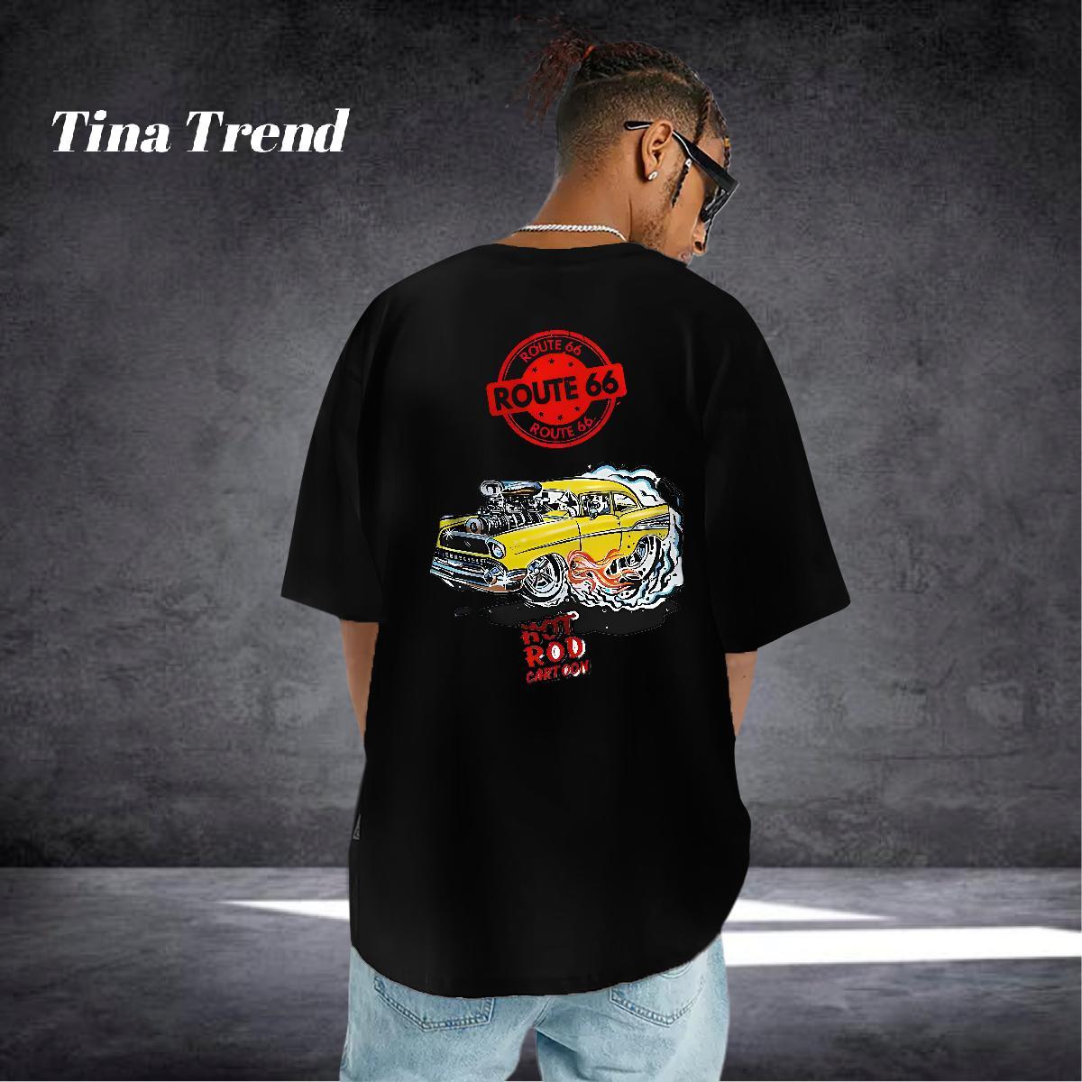 2024 New T-Shirts for Men car Tee Shirt 230g Cotton Summer Casual Loose Fit Custom Printing Breathable Crew Neck Men Tees