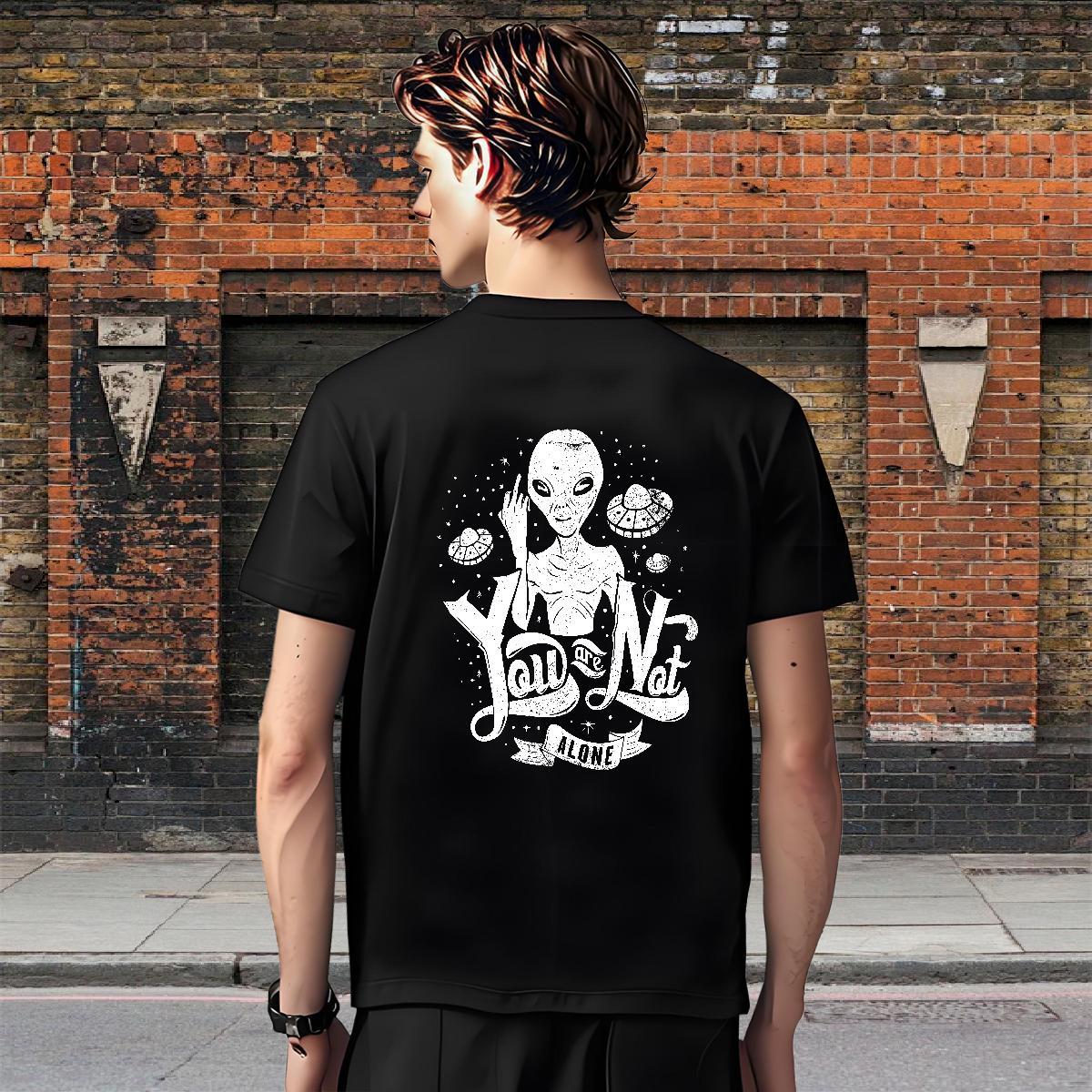 New Designer T-Shirts ET Clothings 230g Pure Cotton Street Casual Wholesale Custom Print Oversized Round Neck Short Sleeve Couples T Shirts