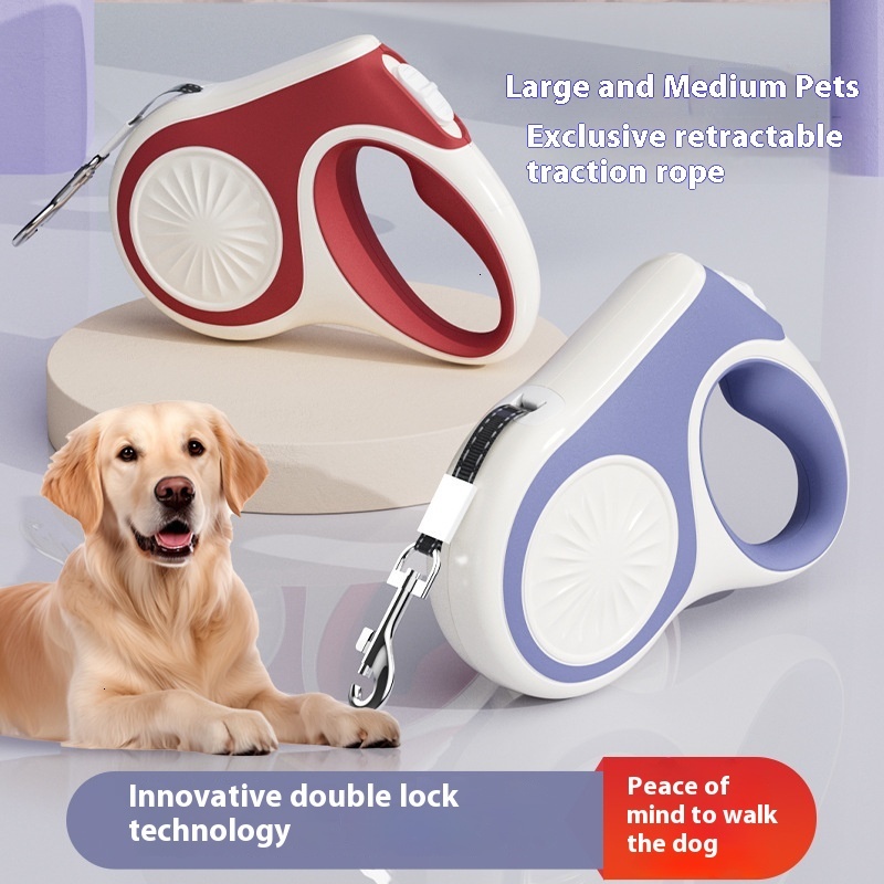 New 5M automatic retractable for walking dogs, portable dog leash chain, pet supplies