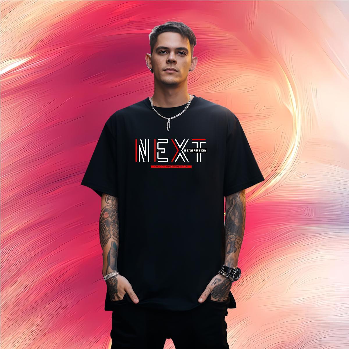 2024 Summer Man T Shirts letter Tshirts 230g Pure Cotton Casual Popular Black Oversized Breathable Crew Neck Men Tshirts