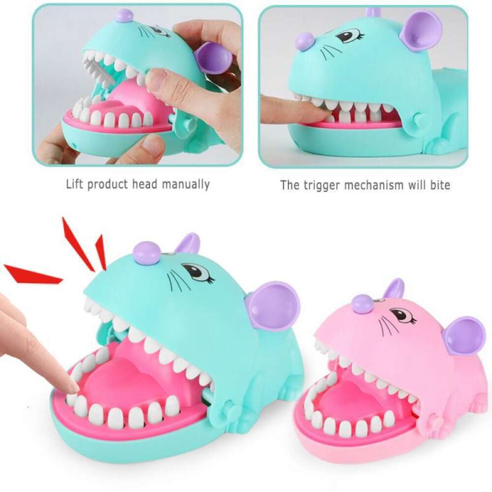 Crocodile Teeth Alligator Biting Finger Dentist Jokes Game of Luck Pranks Kids Toys Funny Holiday Party Family Games