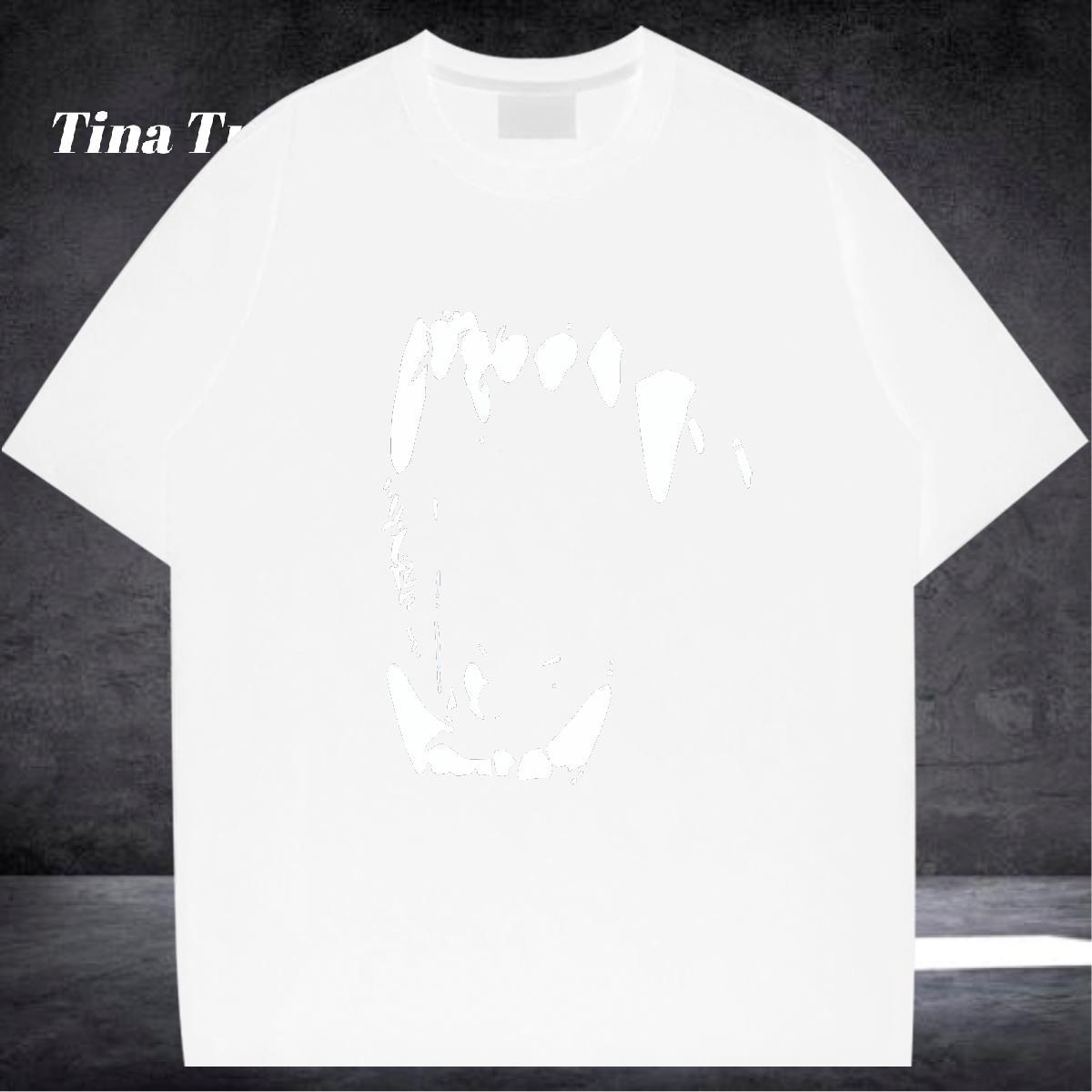 New Designer T-Shirts for Men skull Clothings 230g Cotton Home Outdoor Unisex Custom Print Oversized O-Neck Short Sleeve Tshirt for Man Woman