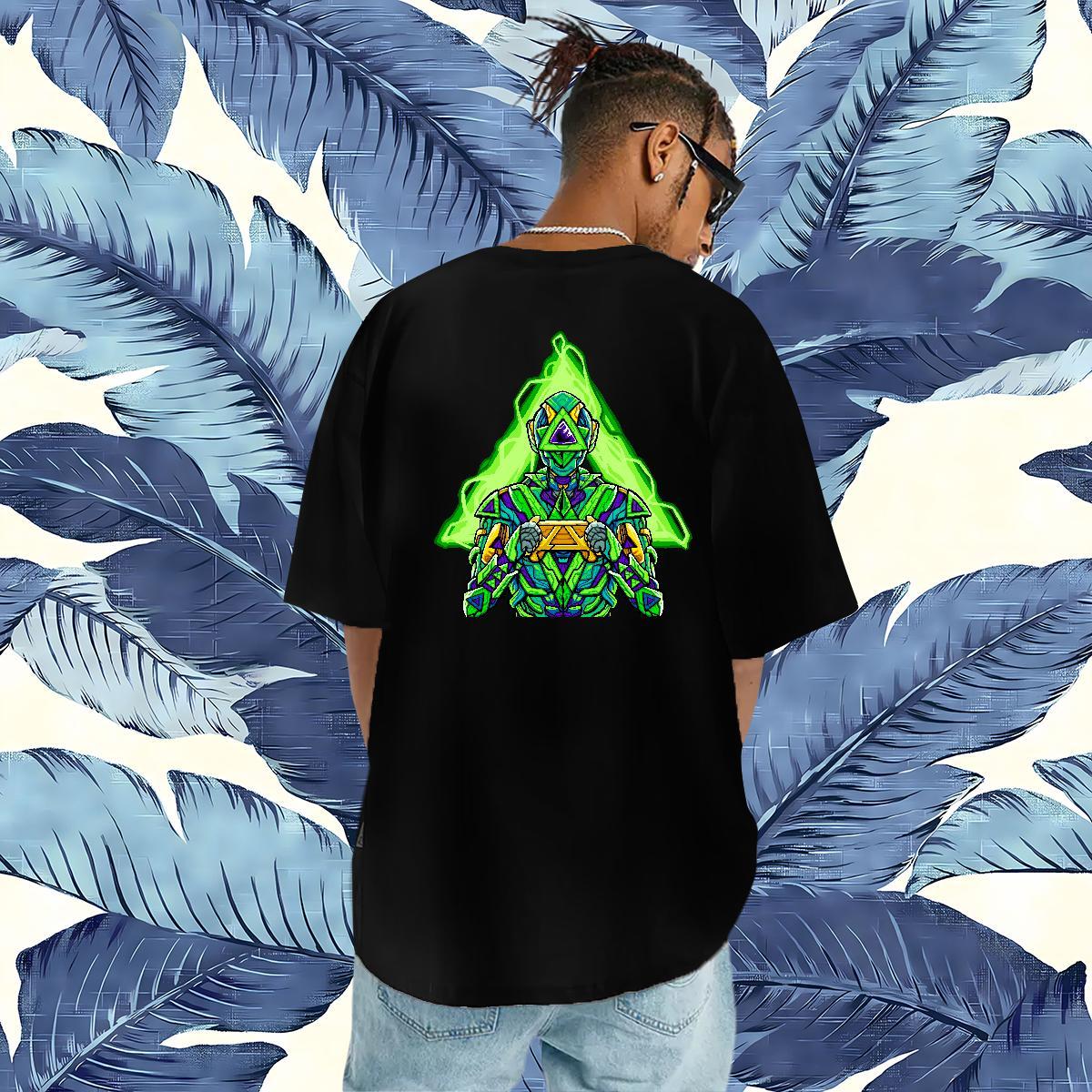 Classic Casual Man T Shirts ET Tops 230g 100% Cotton Sport Soft DIY Printed Breathable Crew Neck Tshirts