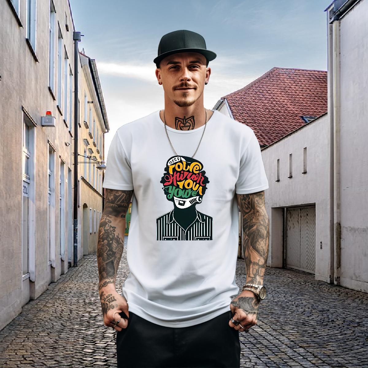 Fashion Design Mens T Shirts letter Polos 100% Cotton 230g Daily Wear Cool Oversized 3XL 4XL Crew Neck Breathable Men Tees