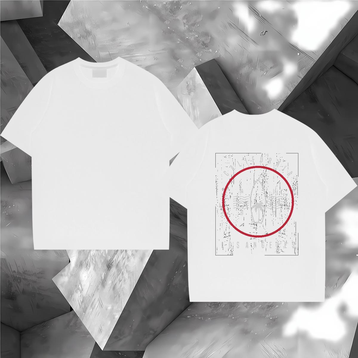 Fashion T Shirts Men letter Clothings 230g Pure Cotton Casual Daily Wear High Quality Custom Print Plus Size Breathable Soft Tshirt for Man Woman