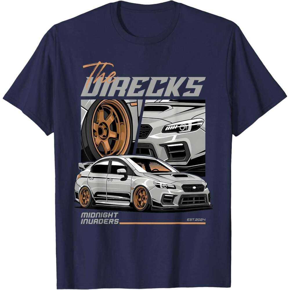 Mens T shirt Vintage Japanese Midnight JDM Ride Legendary Race Car T-Shirt shirts tshirt graphic tee Casual tops summer clothes Short sleeve