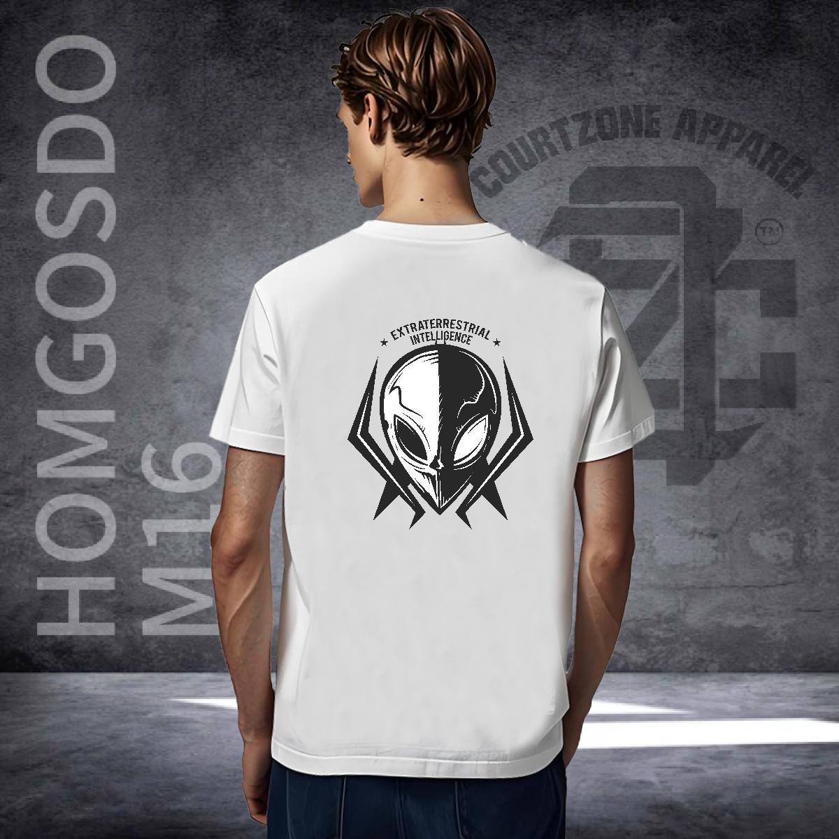 Free Shipping T shirt ET Polos 230g 100% Cotton Home Outdoor Soft Customized Print Crew Neck Tshirt for Man Woman