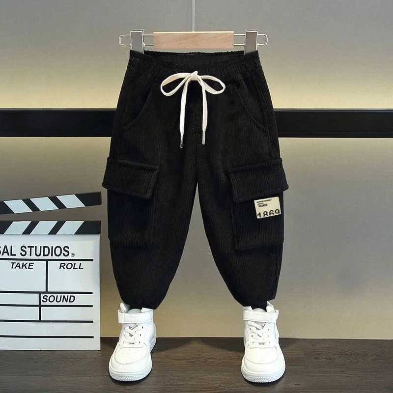 Jeans Boys Casual Pants Long Trousers Cotton 2024 New Spring Autumn Babys Kids Pants High Quality Childrens Clothing
