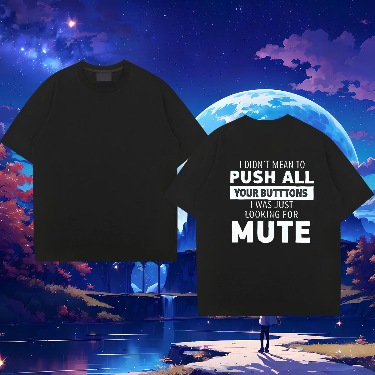Classic Casual Man T Shirts letter Clothes 230g Pure Cotton Hip Hop Loose Plus Size Custom Crew Neck Breathable Tshirts