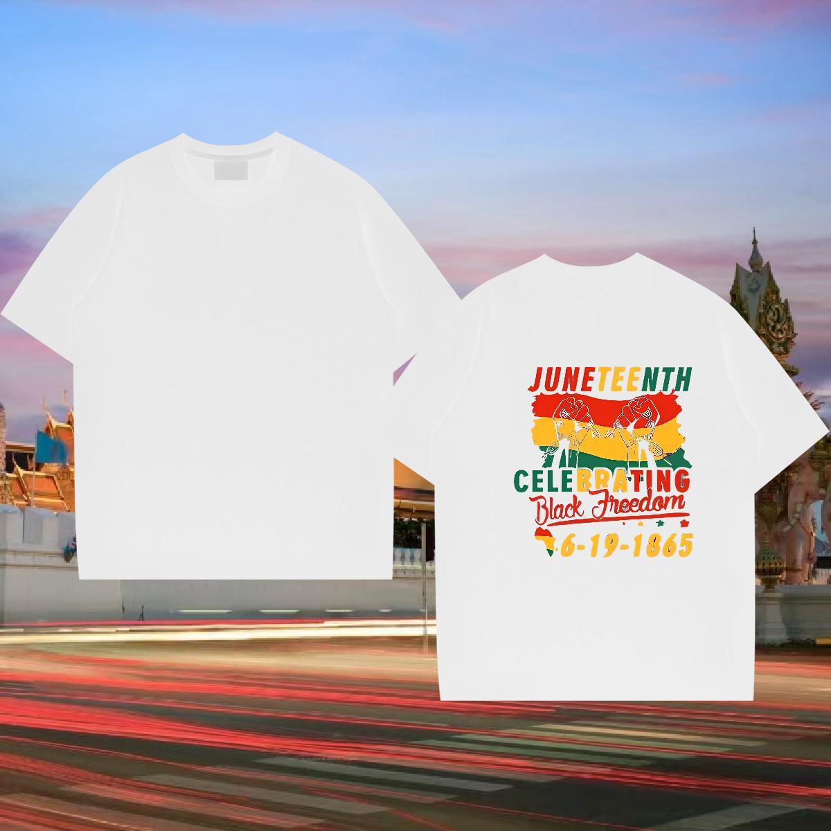 2024 Designer Men T Shirts hands Tees 230g Cotton Street Casual Brand DIY Printed Round Neck Short Sleeve Couples T Shirts