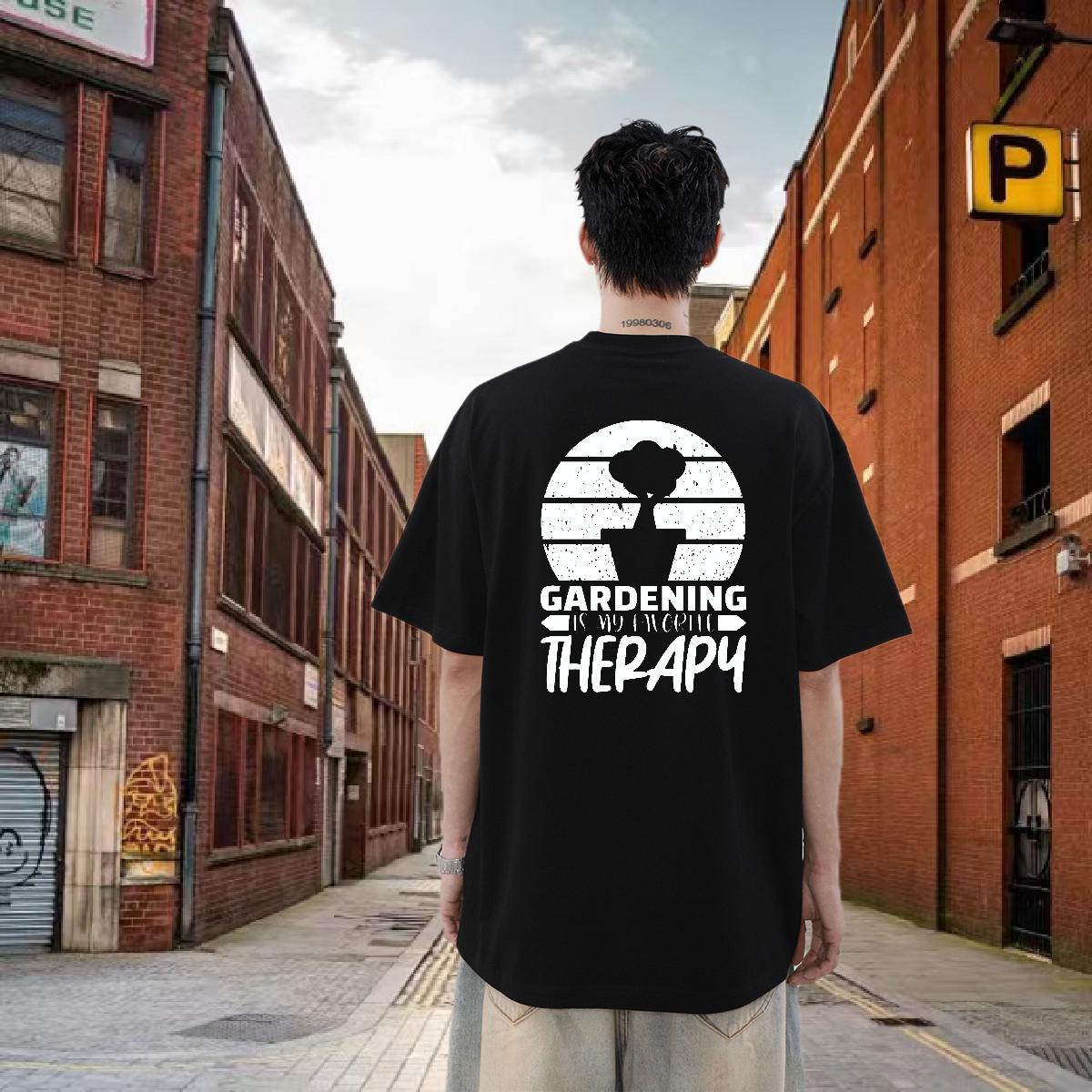 Fashion Designer Men T Shirts letter Polos 230g Pure Cotton Hip Hop Loose Fit Graphic O-Neck Short Sleeve Men Clothes T-Shirt