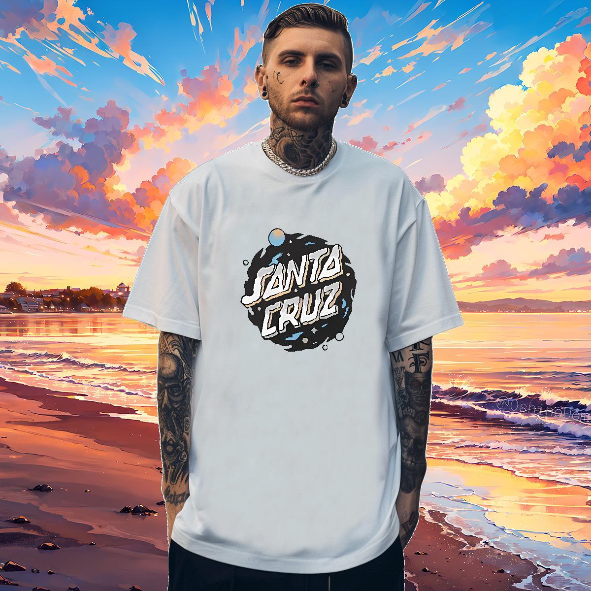 2024 Designer Men T Shirts letter Clothings 230g 100% Cotton Casual Daily Wear Brand Custom Printed Crew Neck Mens Tshirts