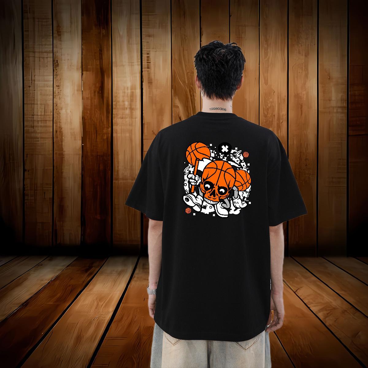 2024 Summer T Shirts Men ET Clothes 230g Pure Cotton Spring Summer Cool Custom Cartoon Breathable Crew Neck Men Clothes T-Shirt