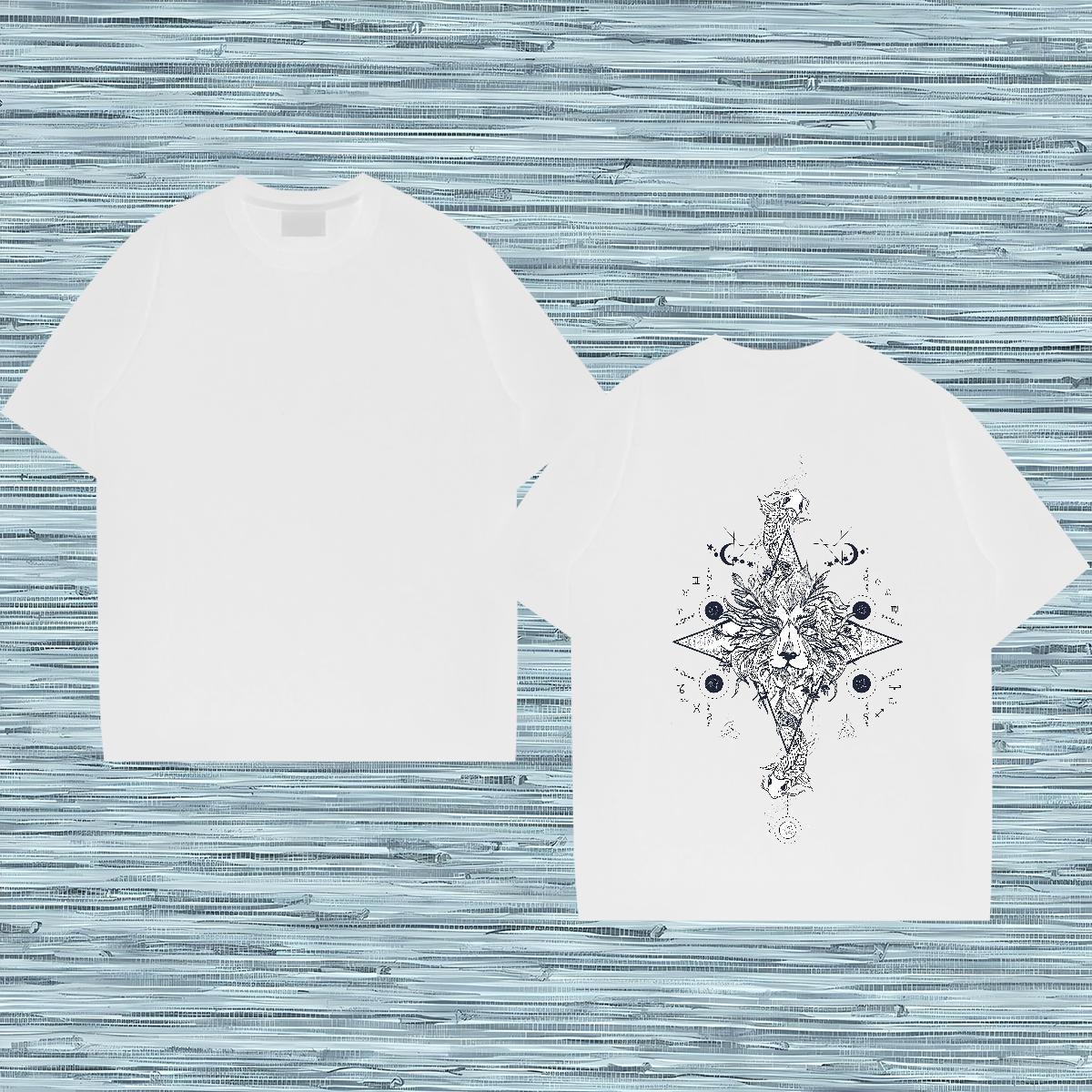 New Designer T shirt eye of the devil Wear 100% Cotton 230g Street wear Hip Hop TOP Quality Custom Print Oversized Breathable Crew Neck Couples T Shir