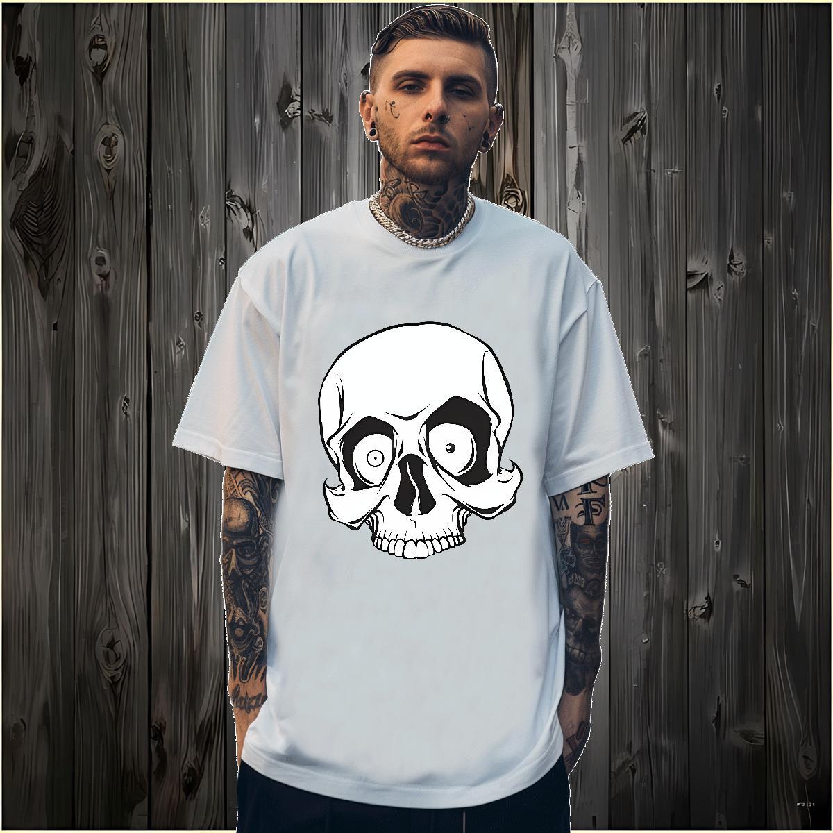 Casual New T Shirts Men monster Wear 230g 100% Cotton Casual Beach Wholesale Custom Print Plus Size Round Neck Short Sleeve Couples T Shirts