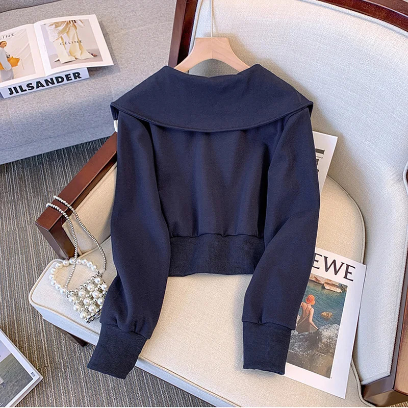 Casual Fashion Suits Women Spring Autumn All-match Fashionable Sports Wind Trousers Cardigan Sweatshirts 2 Piece Suit Womens Set 240807
