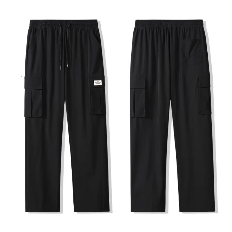 Japans All Inclusive Summer Retro Loose Straight Mens Wide Leg Full Match Casual Pants 240823