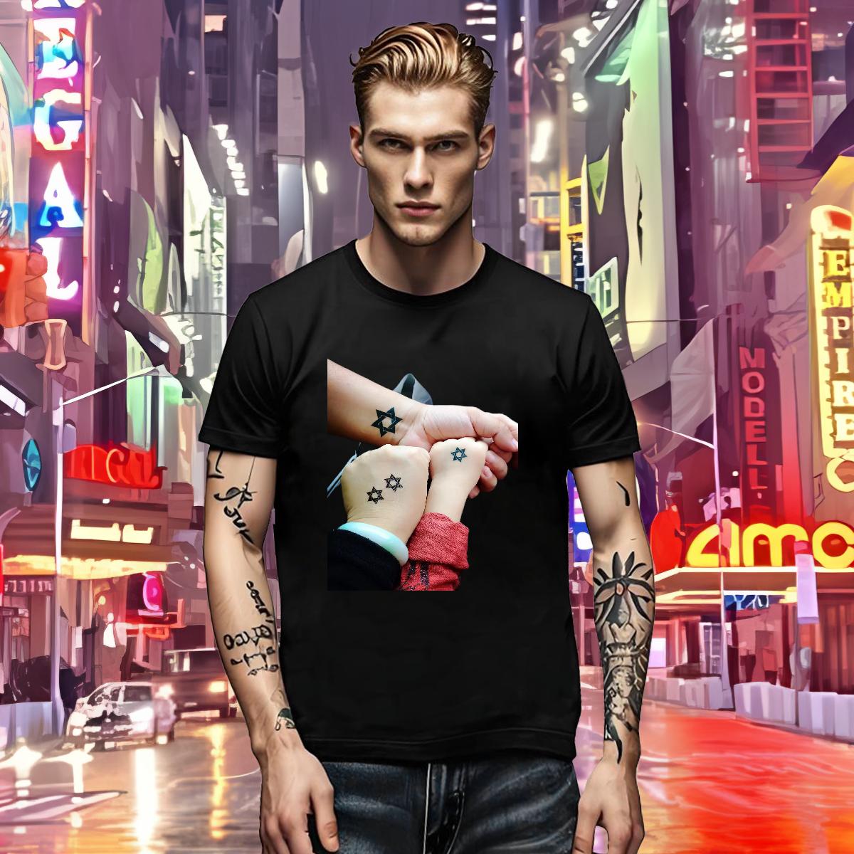 Popular T-Shirts 230g 100% Cotton Beach Crew Neck Tshirt for Man Woman Stylist White Plus Size Polos