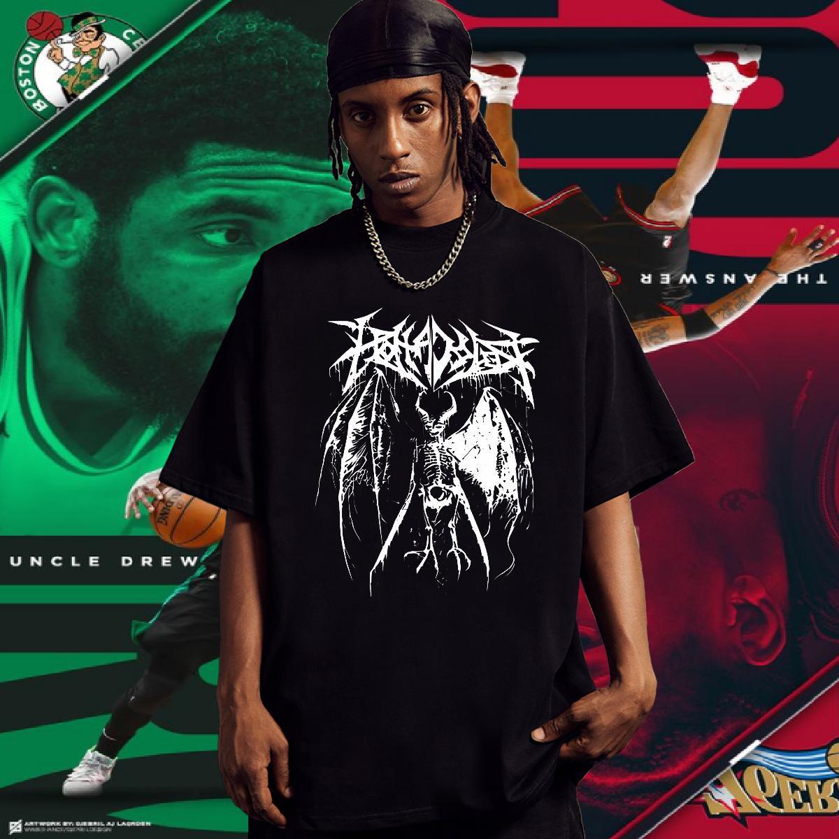 Fashion Design T-Shirts skull Tees 230g 100% Cotton High Street Hip Hop Classic Anime Breathable Crew Neck Men Tshirts