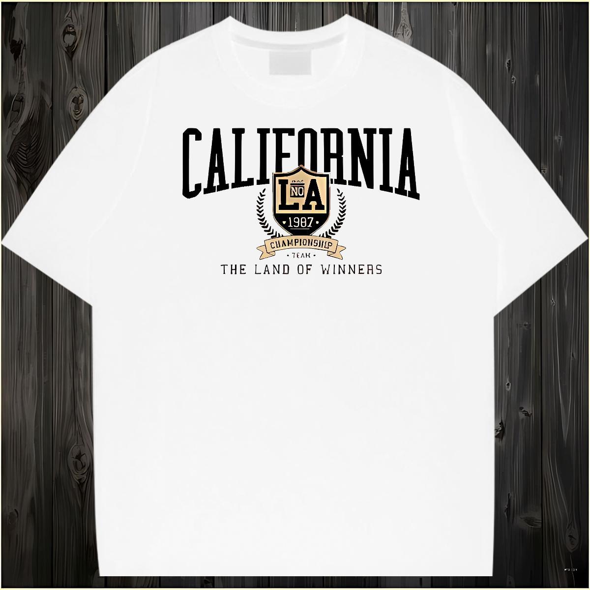 Brand T Shirt For Man letter Clothings 230g Cotton Casual Daily Wear Cool Design Cartoon Printing L-4XL Breathable Couples T Shirts