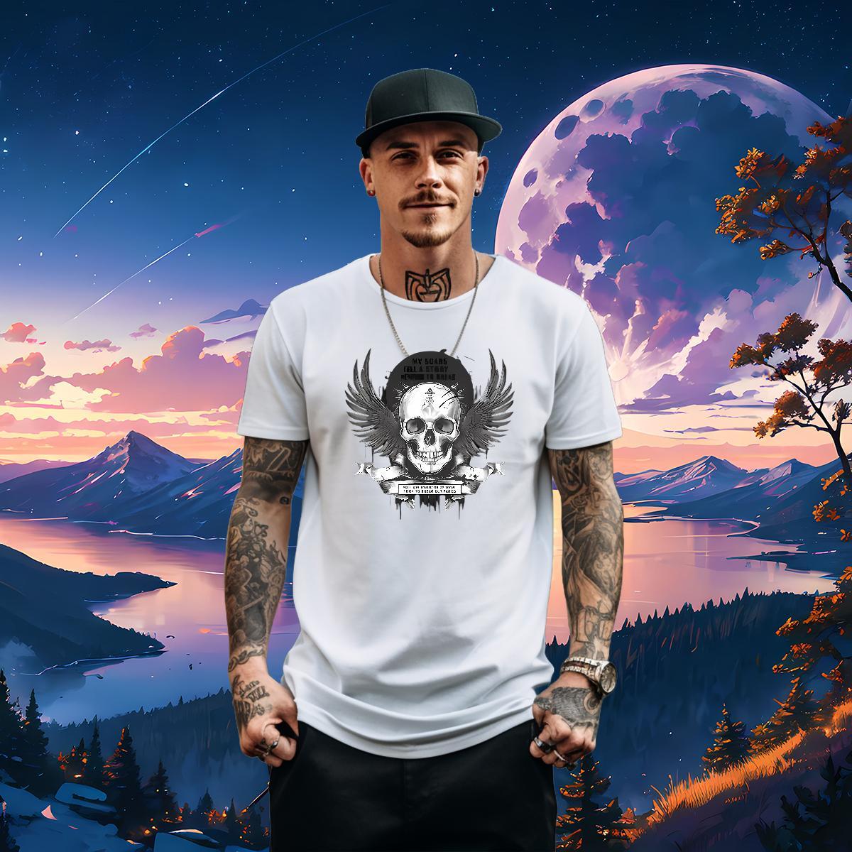 Designer Fashion T shirt halloween Tops Shirt 100% Cotton 230g Casual Daily Wear Unisex Oversized 3XL 4XL Breathable Short Sleeve Mens Tshirts