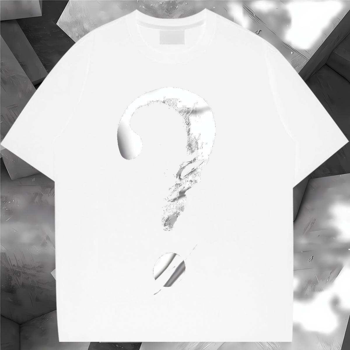 Fashion New Mens T Shirts letter Top Tees 100% Cotton 230g Street Casual Unisex DIY Anime Crew Neck Breathable Couples T Shirts