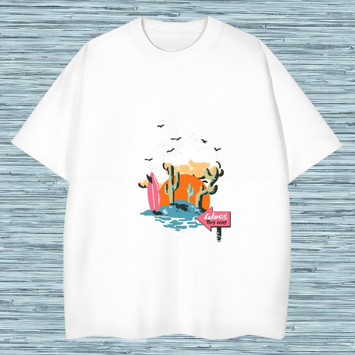 Wholesale Men T Shirts beach Polos 100% Cotton 230g Casual Soft Oversized 4XL Pure Cotton Tshirts