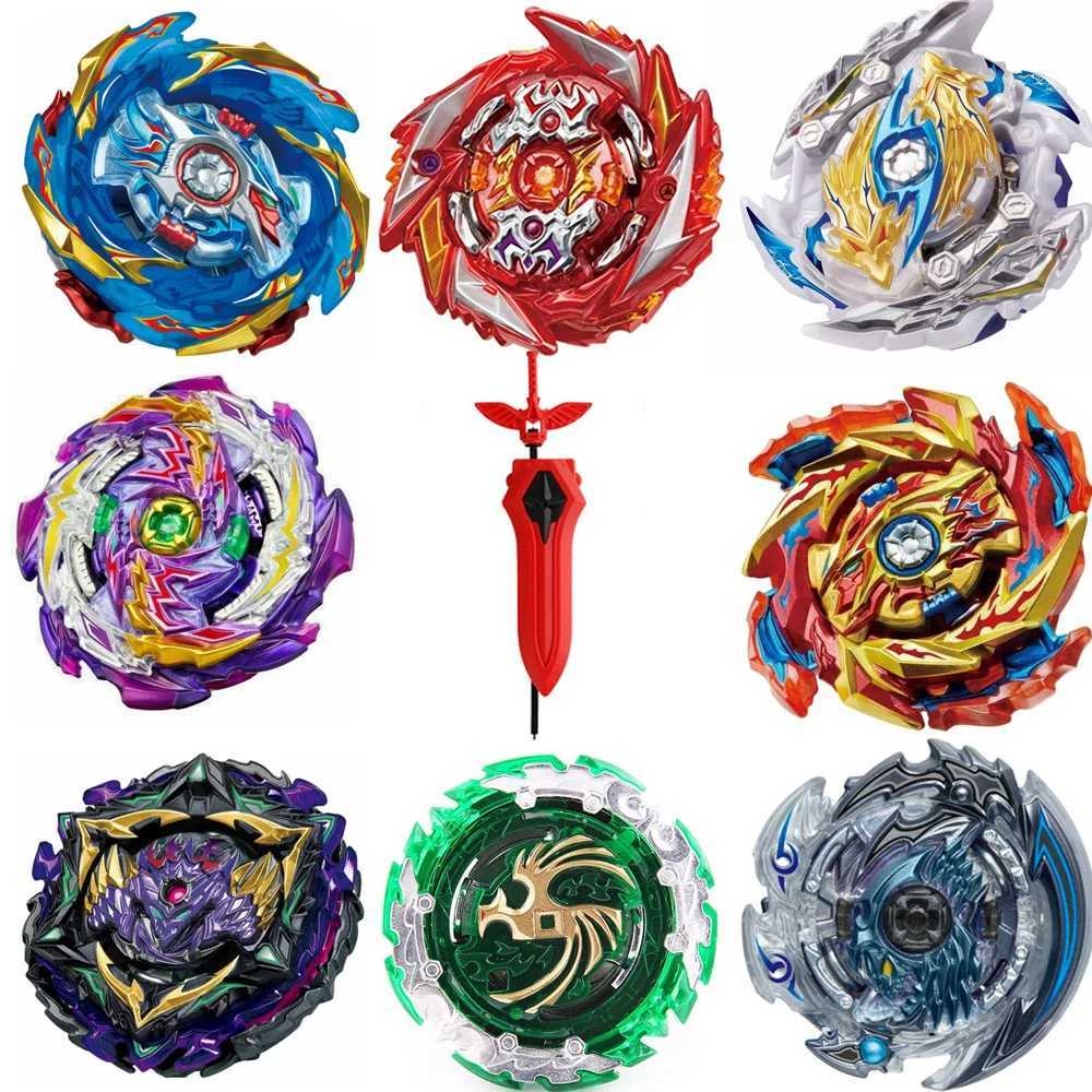 Spinning Top BattleSuper Battle Blades Large 16 Battle Arena Launchers Ripcords Grips Custom Carry Y240803