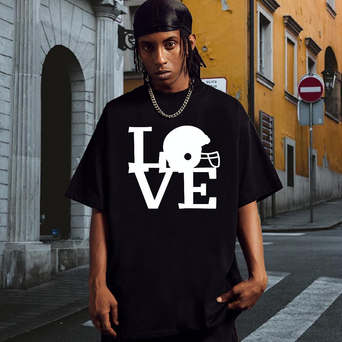 DIY Customized T-Shirts for Men letter Wear 230g Cotton Outdoor Soft Custom Print Oversized Round Neck Short Sleeve Tshirts