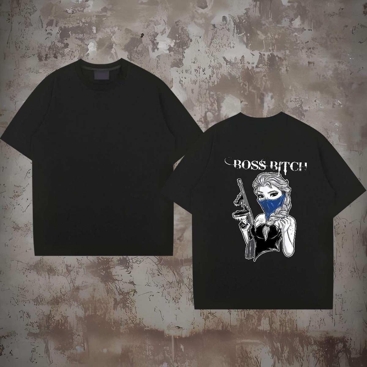 Fashion New T-Shirts for Men portrait Tops Shirt 100% Cotton 230g Daily Wear High Quality Anime Short Sleeve O-Neck Tshirts