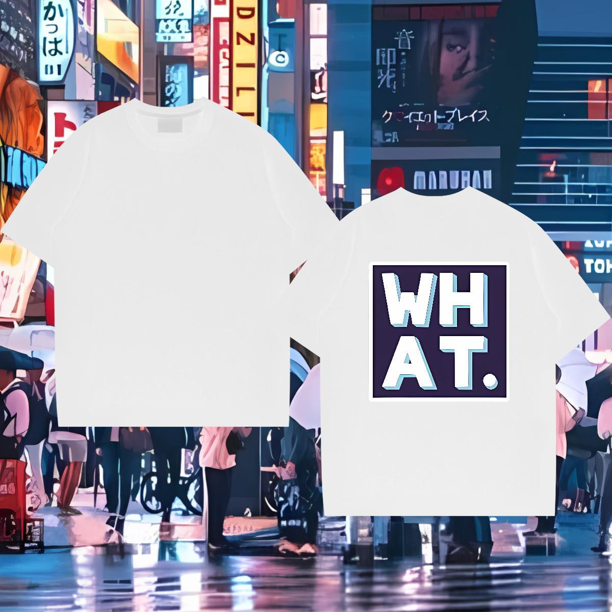Custom T Shirt For Man letter Tees Shirts 230g 100% Cotton Street wear Hip Hop Cool Asian Size Crew Neck Breathable Men Tshirts