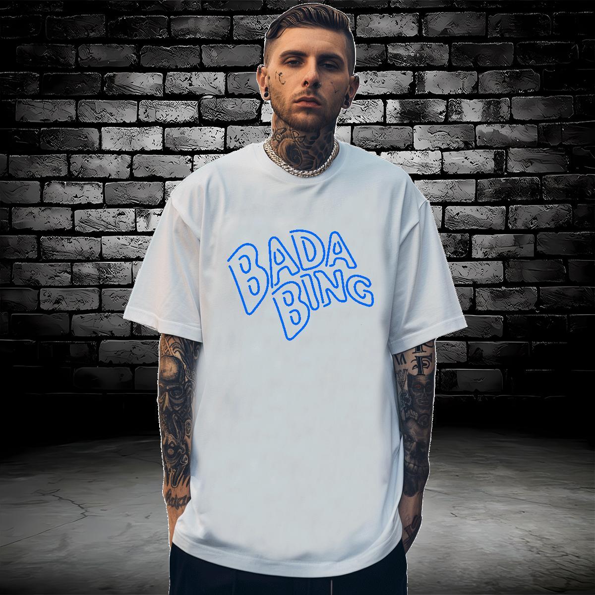 Fashion Design T-Shirts for Men letter Tshirts 100% Cotton 230g Hip Hop Street Cool Design DIY Logo Oversized Breathable Men Tops Tees